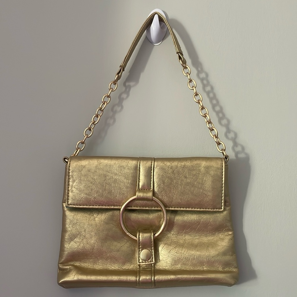 Gold Purse - With Love Hilary Duff